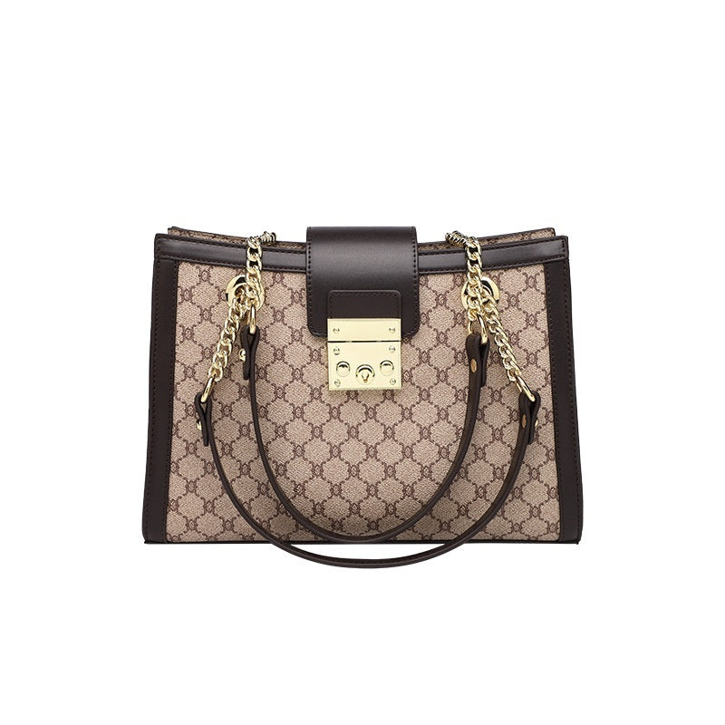 Genuine Cross Patterned Handbag